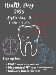 Health Day 2025 poster illustrating the Mouth-Body connection