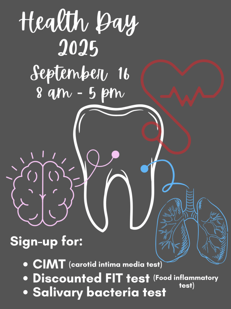 Health Day Poster Illustrating the mouth-body connection